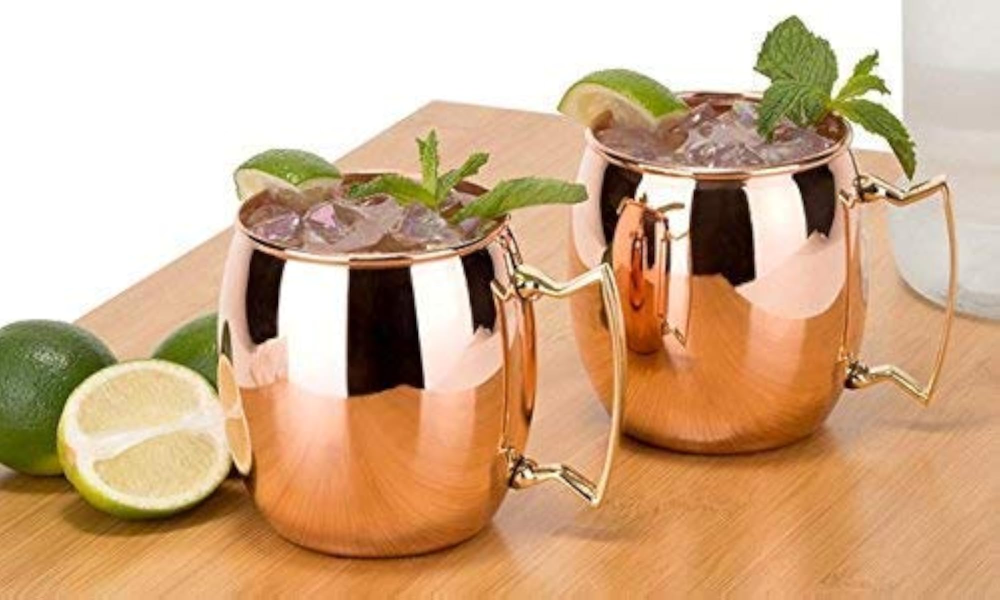 Copper Moscow Mule Copper Mug Beer Mug Cup, Pack of 4